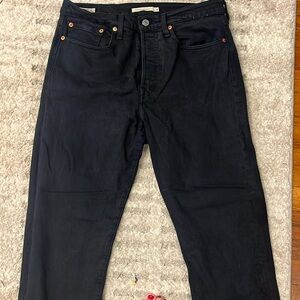 Wedgie straight ankle sz 30 black